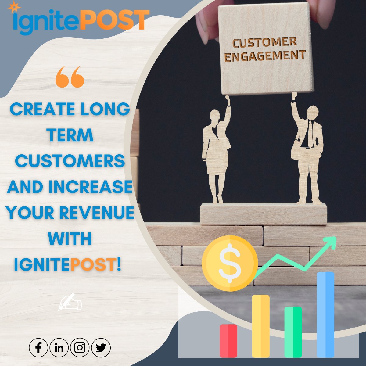 igniteposthq's tweet image. Are you struggling with customer engagement? 
Or maybe customer response rates?

With IgnitePOST you can create a deeper relationship with your customer that results in a long-term customer. It can also increase your revenue! 

#revenueincrease #clientengagements #handwritten