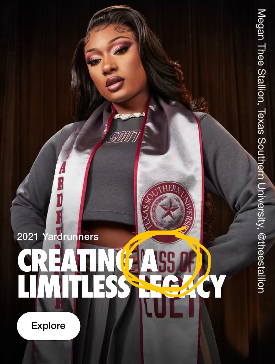 abbyytobin's tweet photo. Nobody at @Nike saw this before publishing?? @theestallion https://t.co/tlYeyp21WF