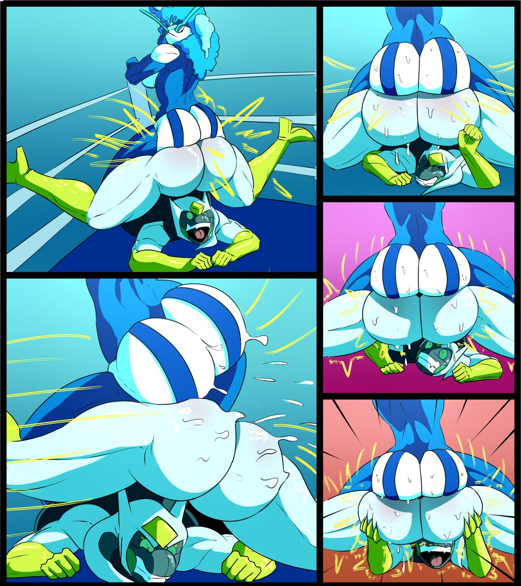 SaesarNSFW's tweet photo. Furry Comic: FemArceus vs Florges. 18
From my recently closed patreon, now on twitter.
#furrywrestling https://t.co/KfG154m3L4
