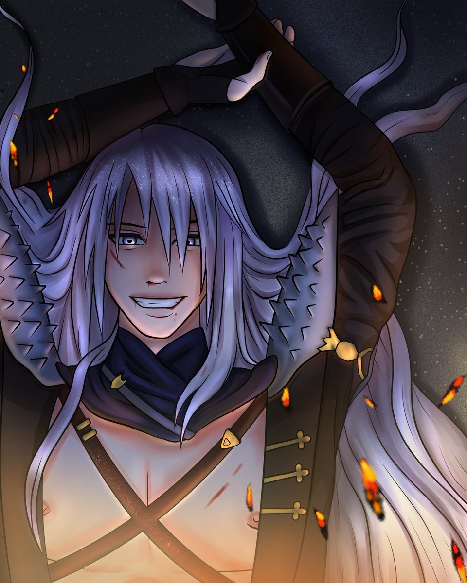 feerrie's tweet photo. The lack of King fanart made me do this. 🫡 #TowerofFantasy #king #toweroffantasyfanart https://t.co/BYsnnhtmm9