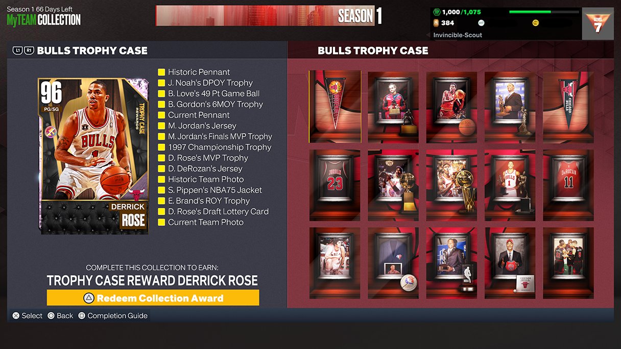 Detailed Trophy Case : r/MyTeam