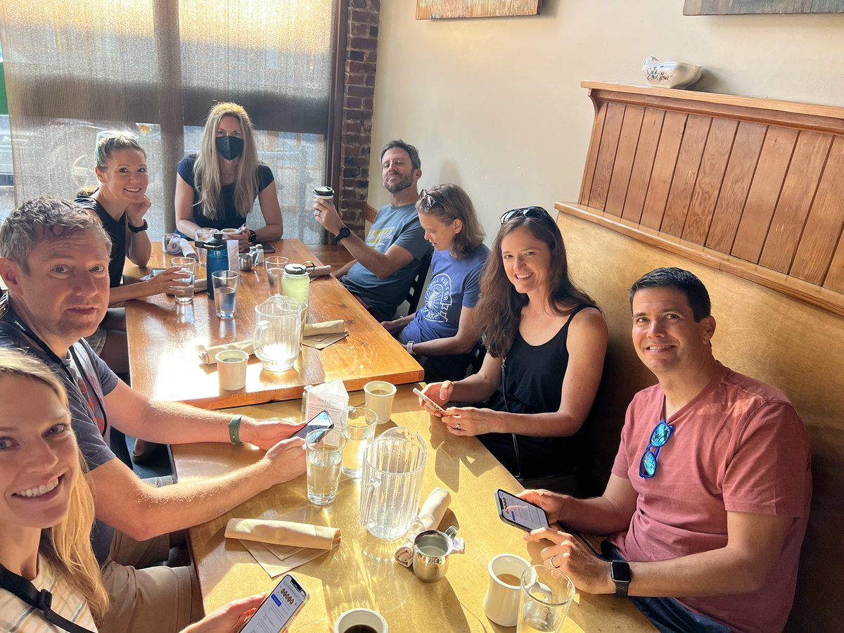 Pre-race breakfast. Anyone seen Kevin or Christie????  <a href="/JonTripledeac/">Jon Yoder</a> <a href="/Stein10K/">Bluto</a> <a href="/mikewalsh_md/">Michael Walsh, MD</a> <a href="/LemmingScout/">Scout Ewing</a>