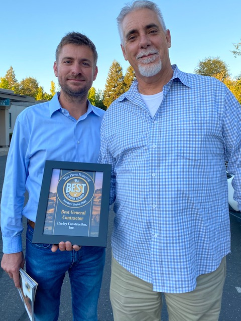 HarkeyConstruct's tweet photo. We're celebrating! #Harkeyconstruction won #thepressdemocrats Best General Contractor Readers Choice 2022 Award!  #bestofsonomacounty2022 #builtforpurposes #31years #thankyou #sonomacounty
#bestofsonomacounty https://t.co/CMjBVno89x