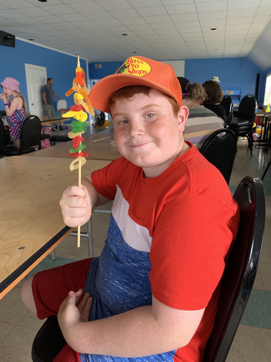 DavidDunphy's tweet photo. Day 1 at Marco Polo with the #MartyMan. #Hockey #KandyKabobs #Bingo #Cards #PettingZoo At Chocolate Bar Bingo, Marty was 2 numbers short of a full card for the grand prize, 138  chocolate bars. Too many bars so just as well. 😃 #WinningWhenLosing #Summer #GreatDay #Vacation😎😎😎 https://t.co/lEynXey49J