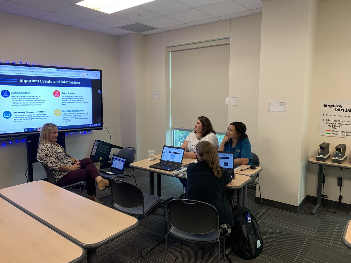 MrsDaugherty17's tweet photo. Thank you @CokerPutman13 and @sstrike for coming to our PLC today. We loved learning about the new item types and awesome resources we can use in our classrooms!! @SouthIrvingCA 

#ThePowerOfUs #TEALandGOLD #BlazerBOLD https://t.co/fnjY5wpkuY