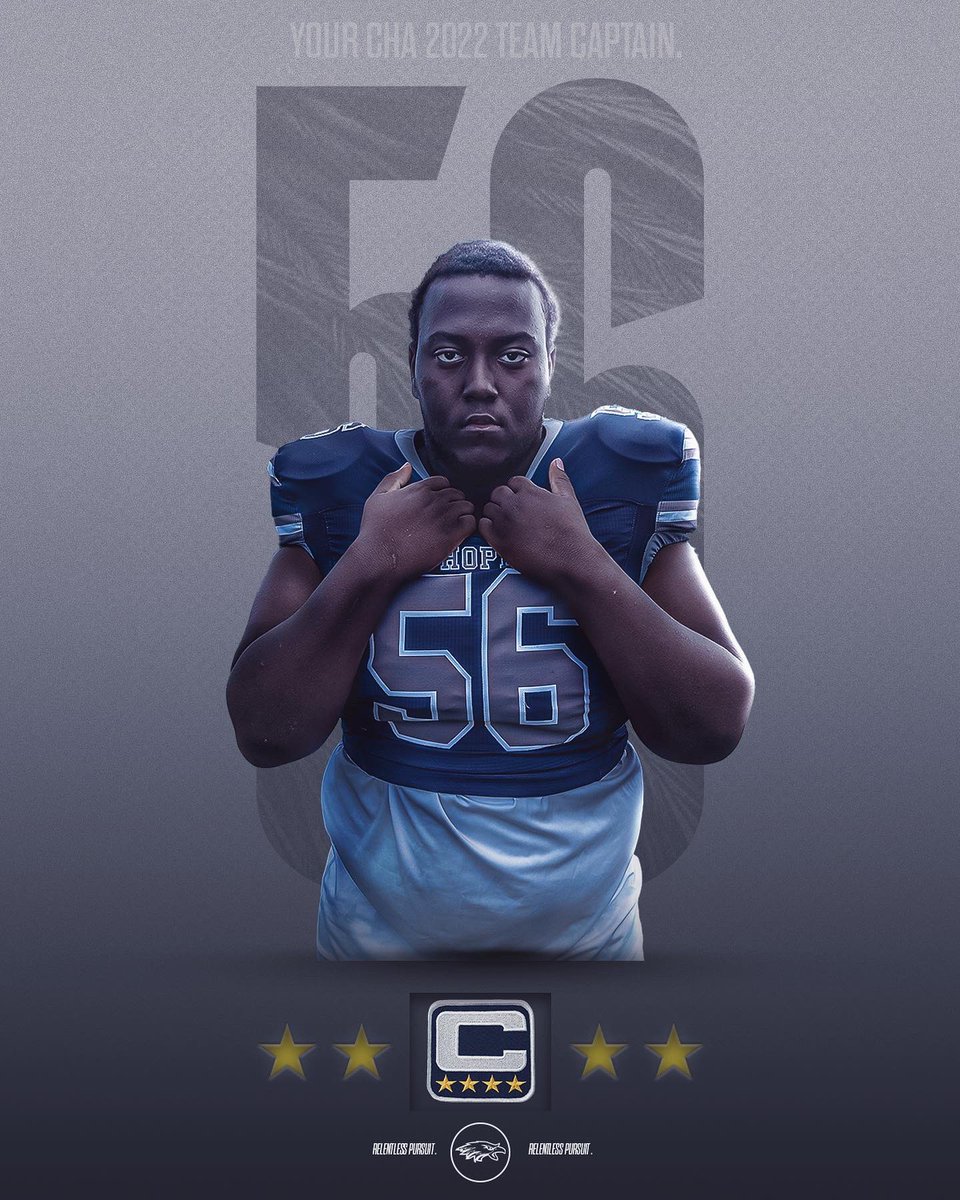LukeMallette2's tweet photo. CHA 2022 Football Captains 🏈 Dennis Williams (SR - Offensive Line)

(Style inspired by @tonytquist)

#sportsposter #sport #nfledits #nflhighlights #footballedits #pick #nfldraft #chafootball #flyeaglesfly #chicagohope #cpsfootball #highschoolfootball https://t.co/8HfHJNaL6C