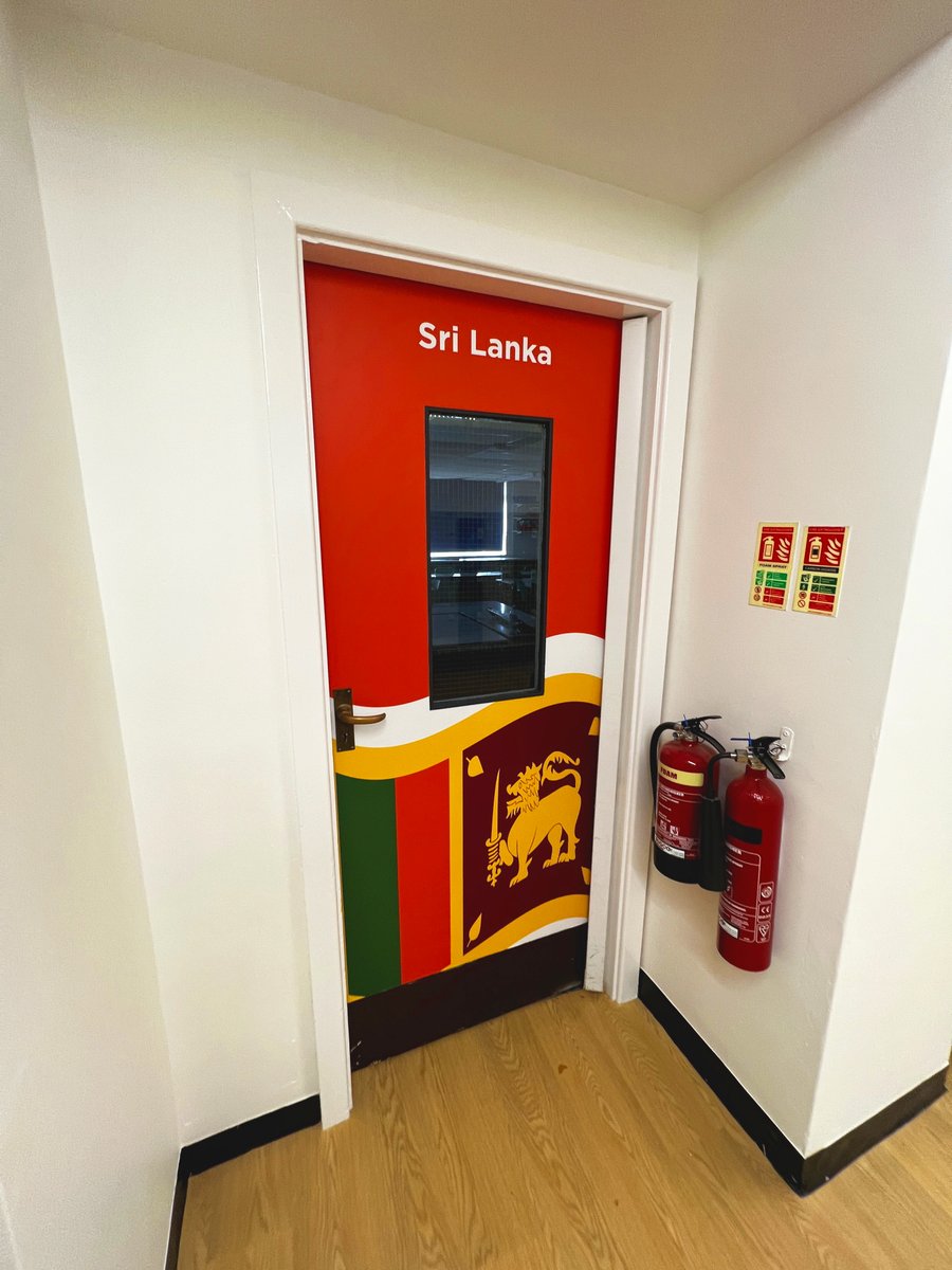 Fun Fact: Only 2 national flags use purple. Purple dye was originally made from collecting mucus from thousands of sea snails! 🇩🇲🇳🇮

These new door wraps are a stylish and colourful addition to <a href="/CrossLaneSchool/">Cross Lane Primary</a>. (Don't worry, no mucus was used in the printing process)