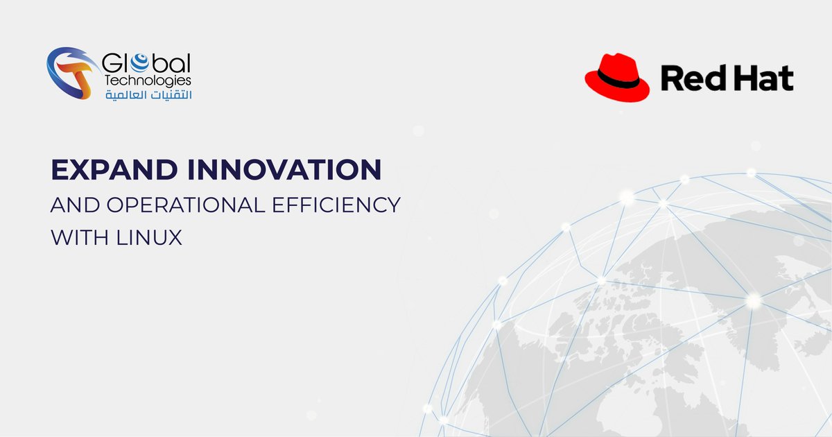 technologies_gt's tweet photo. Red Hat Enterprise Linux scales over hundreds—or even thousands—of nodes all over the world to extend your hybrid cloud infrastructure to the edge. 
Read more: https://t.co/E2jvJL3U2a 
Contact us for more information:info@gt-ict.com 
 #GlobalTechnologies #Riyadh #RedHat https://t.co/CL1M0fCxJh