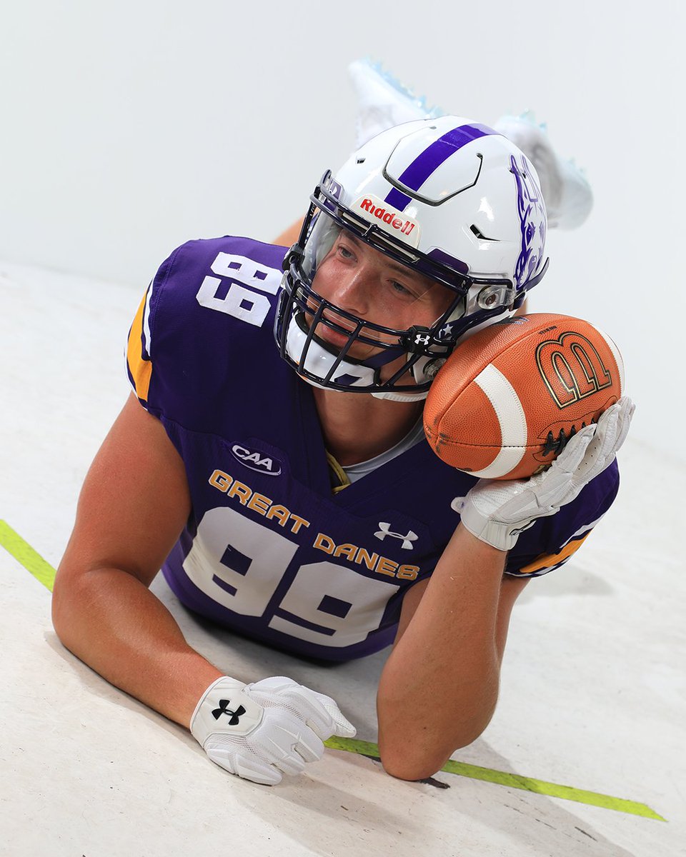 UAlbanyFootball's tweet photo. Late night phone calls ☎️

Which Greaney did it better? 

#UAUKNOW #WinTheDay 🟪🟨 https://t.co/zy8Zib1pyi
