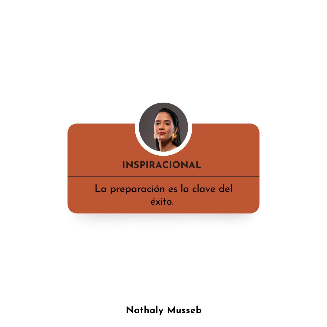Esfuerzo y trabajo duro llevan al éxito. 

#NathalyMusseb #ActrizDominicana #TalentoNateraLuxury