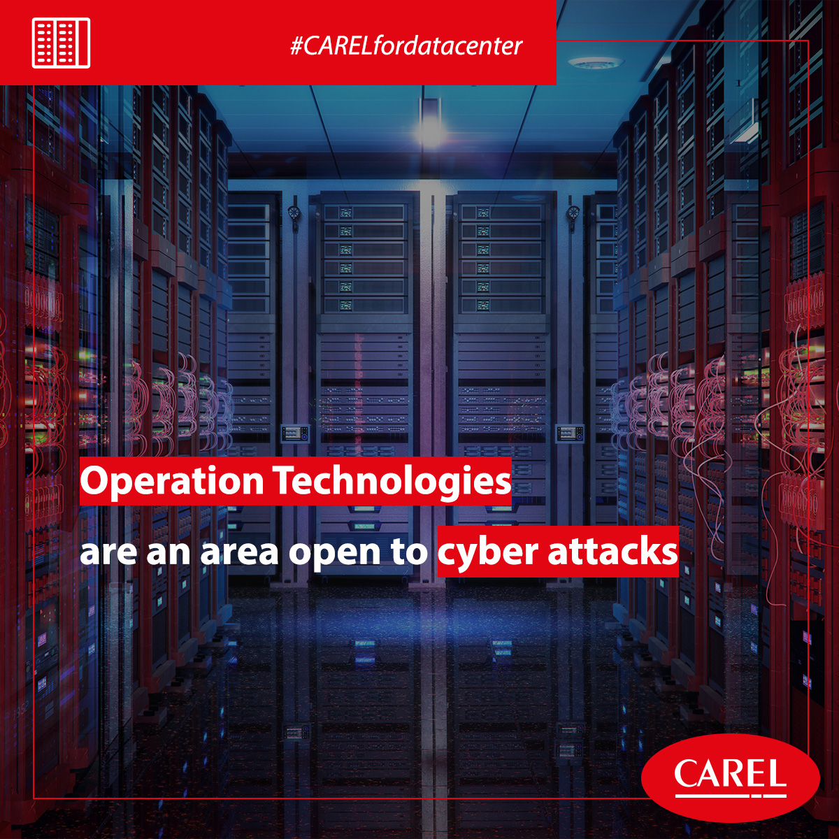 CAREL_group's tweet photo. While IT attacks are aimed at the data, for #OTinfrastructure, such as #ACsystems for #cooling the servers, the objective is to impair the operation of the hardware and indirectly undermine the IT services.
Learn more: https://t.co/4oGjPnMylR
#CARELfordatacenter https://t.co/ZpKmoQPUk5