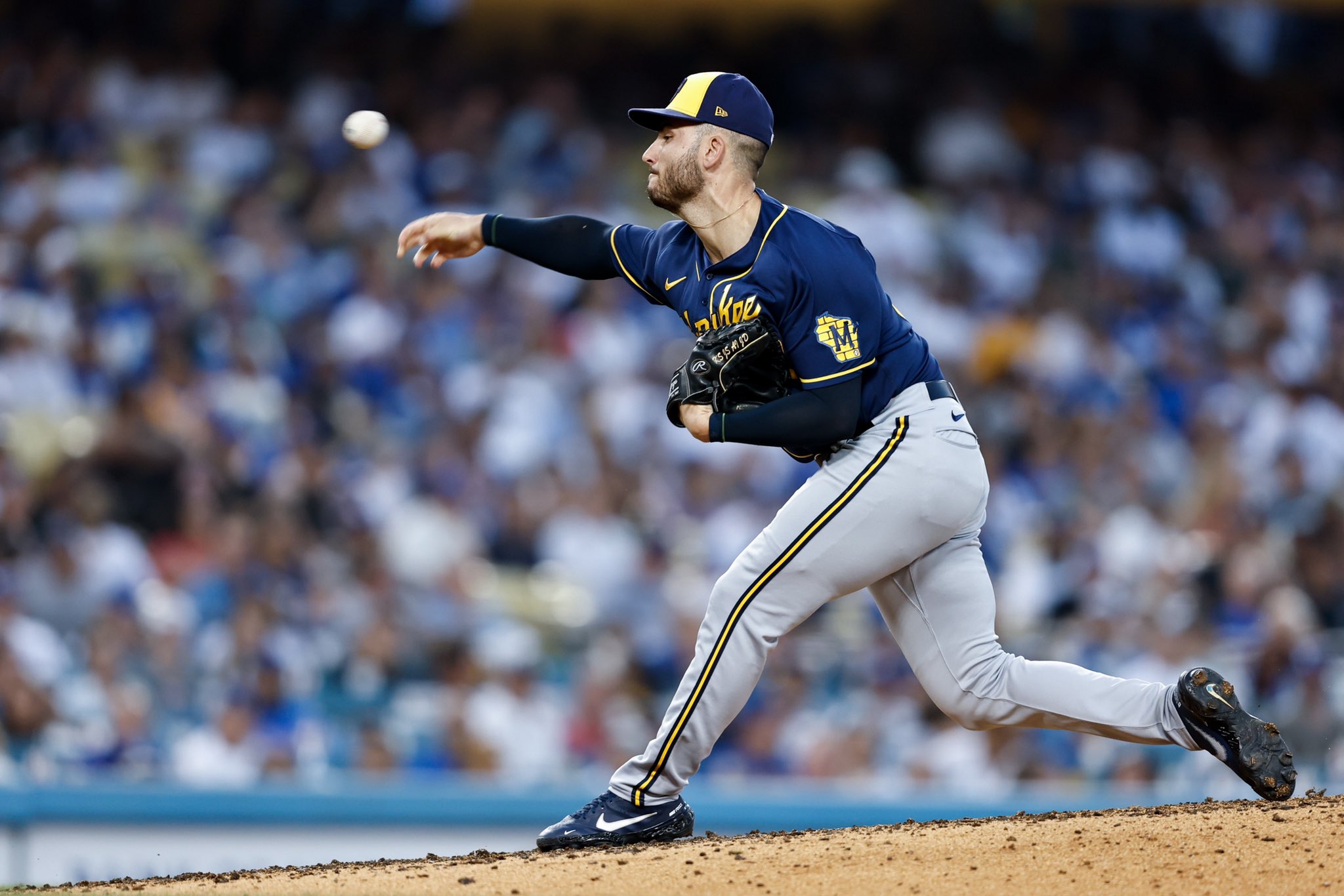 Peter Strzelecki pitched in 30 games for the Brewers in 2022