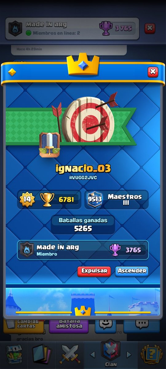 👏🏻¡FELICIDADES POR ENTRAR AL TOP 10000 DEL MUNDO! 

🎖Nuestro jugador <a href="/Ignacio032/">Ignacio⭐⭐⭐</a> está arrasando ladder esta temporada, posicionándose entre los mejores del clan y del top a nivel nacional. 
¡Seguimos representando a nivel 🇦🇷 y 🌎!

#VamosMIA