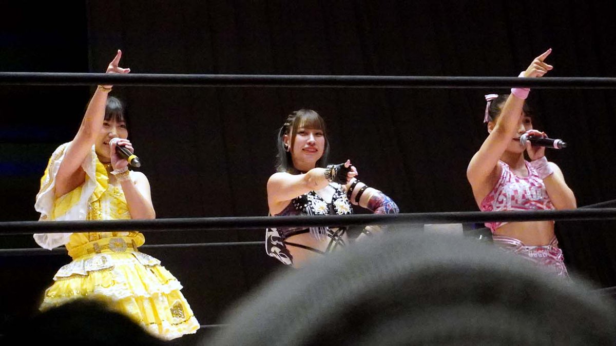 tjpwsup_kinroku's tweet photo. 2022.8.14 後楽園ホール【その①】
『第9回東京プリンセスカップ🏆』
後楽園大会2日目決勝戦‼️
アプガプロレスの新メンバー「シノ」紹介🔰
「東京女子プロレス スタート❗️」
#難波小百合
#アプガプロレス
#らく #乃蒼ヒカリ #渡辺未詩
#シノ
#tjpw
#TPC9 https://t.co/vkLQ15MpIG