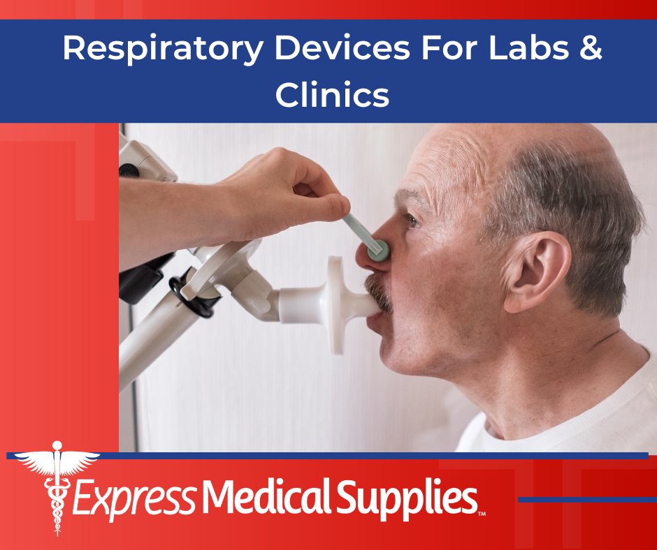ExpressMedical_'s tweet photo. Spirometers are one of the most commonly used devices in respiratory laboratories and clinics. The benefits of having them on-hand? Information is relayed in real-time, making results more accessible for patients.

#ExpressMedical #spirometer #labsupplies #labequipment #POL https://t.co/1HgOXSaxzl