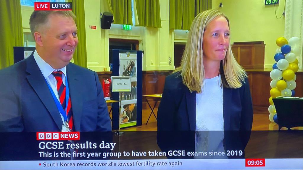 NeelyHayes's tweet photo. I am absolutely ecstatic &amp; tremendously proud. Behind this fantastic set of results is a story of resilience, determination &amp; hard work from our students &amp; staff, who have all been truly impressive throughout the five years that this cohort have been at Denbigh. 

So proud!! https://t.co/mR8u6FF2Tr