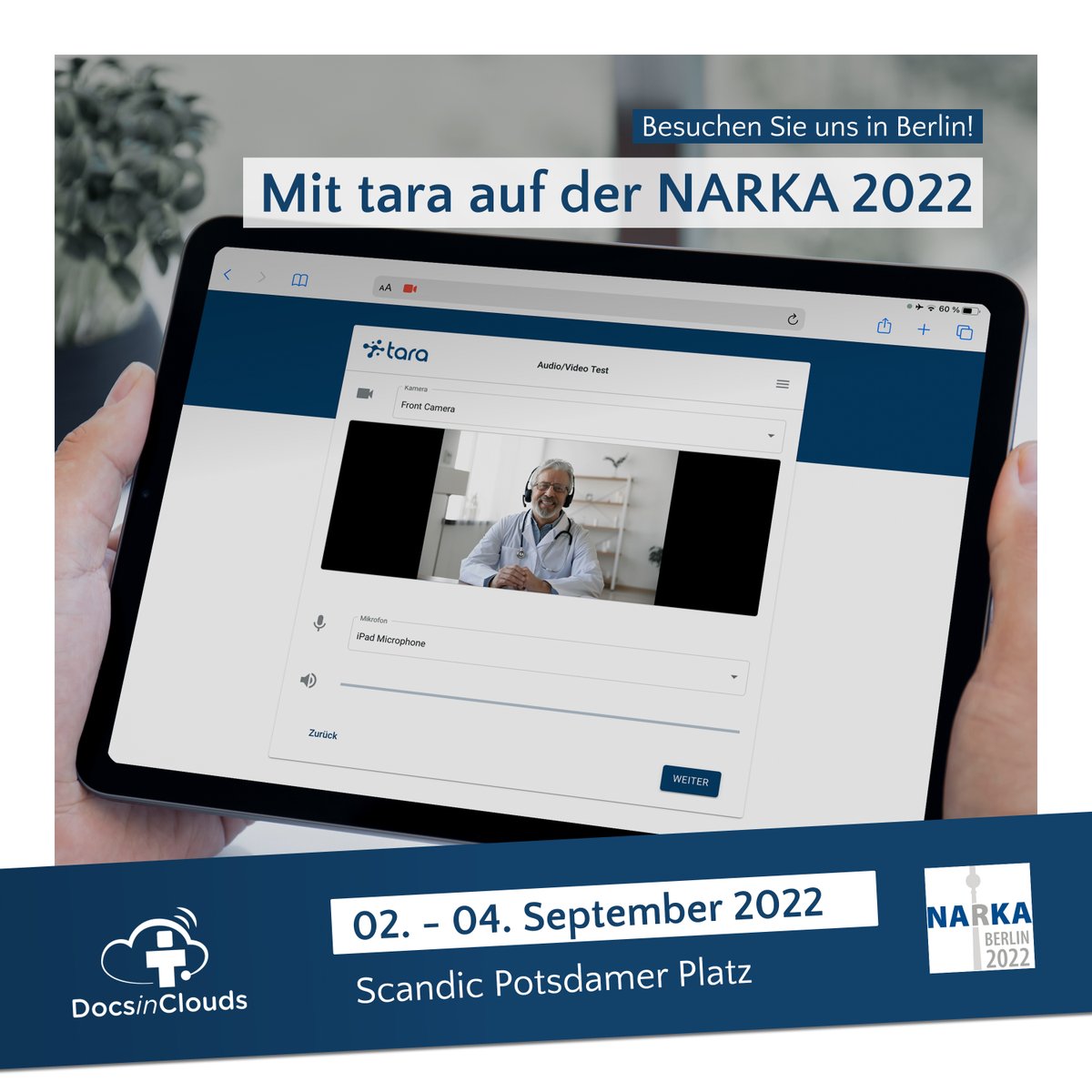 DocsinClouds's tweet photo. Besuchen Sie uns in Berlin!
Mit tara auf der NARKA 2022

#narka #anästhesie #berlin #patientenaufklärung #docsinclouds #tara #aachen https://t.co/OWtMlWgCyQ