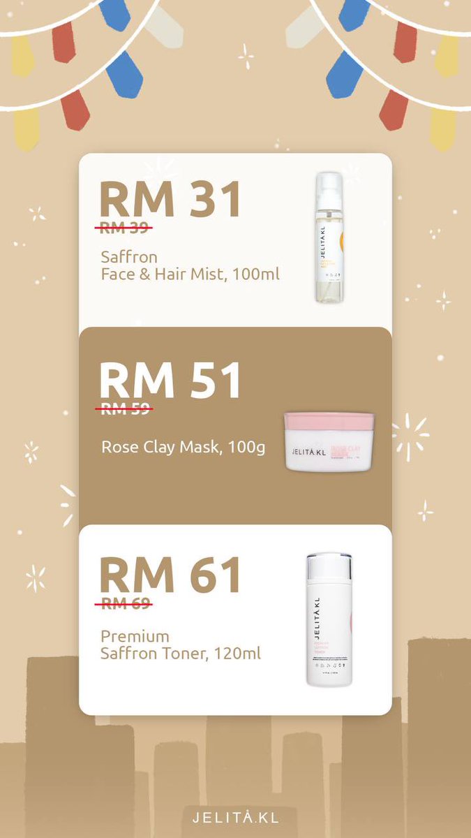 jelitaklHQ's tweet photo. You guys ingat kita ada launching je ke? Silap! Kita ada jugak MERDEKA SALE! Start 12am tonight till 31/8. Go crazy and shopping! https://t.co/30AHx8Cu9J