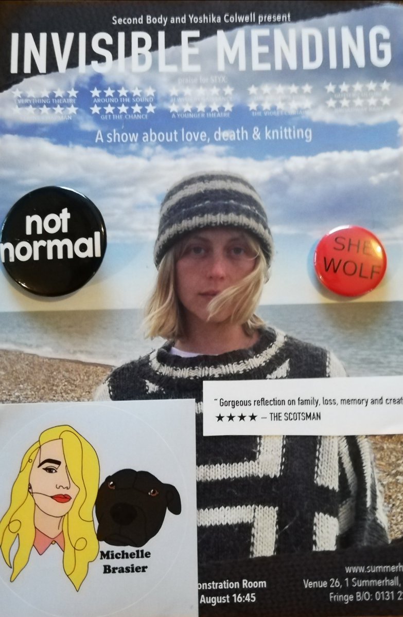 Saw 31 shows #edfringe and these are my top 5 (non Irish shows)

1. <a href="/michellebrasier/">Michelle Brasier</a> - most moving show I've ever seen
2. Invisible Mending by <a href="/yoshikacolwell/">Yoshika Colwell</a> (finished)
3. <a href="/Sowetogospel/">Soweto Gospel Choir</a>
4. <a href="/SheWolfShow/">She Wolf // Edinburgh Fringe</a>
5. #SomethingintheWater by @scantilygladsk
<a href="/Summerhallery/">Summerhall</a> <a href="/AssemblyFest/">Assembly Festival</a>