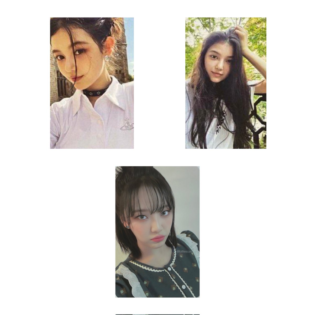 grlzlv's tweet photo. ㅤㅤ ㅤㅤ wts wtt lft lfb ph ☻

★ have : see pic
★ want : dm offers (stayc , ive , billlie)
⚛ if selling : ₱100 set for dani (onhand), ₱120 for sua (stbo) PAYO
⚛ rcbyt : https://t.co/KoXbDto5Vt
⚛ all in mint condi

⌗ cross trade pc photocard photocards poca https://t.co/CQm8CjbvhV