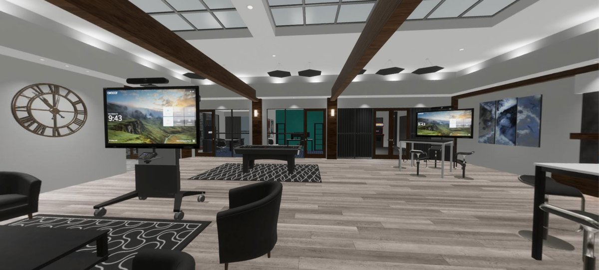 SalamanderD's tweet photo. WOW - the wonders of immersive, 3D space design! #AVtweeps announcing Salamander + Modus VR have joined forces. See and move about your actual room design with tech, furniture + more. Get your live design session set. No goggles necessary! 

SEE VIDEO!  https://t.co/y6x2lAY62l https://t.co/06ER83jAjk