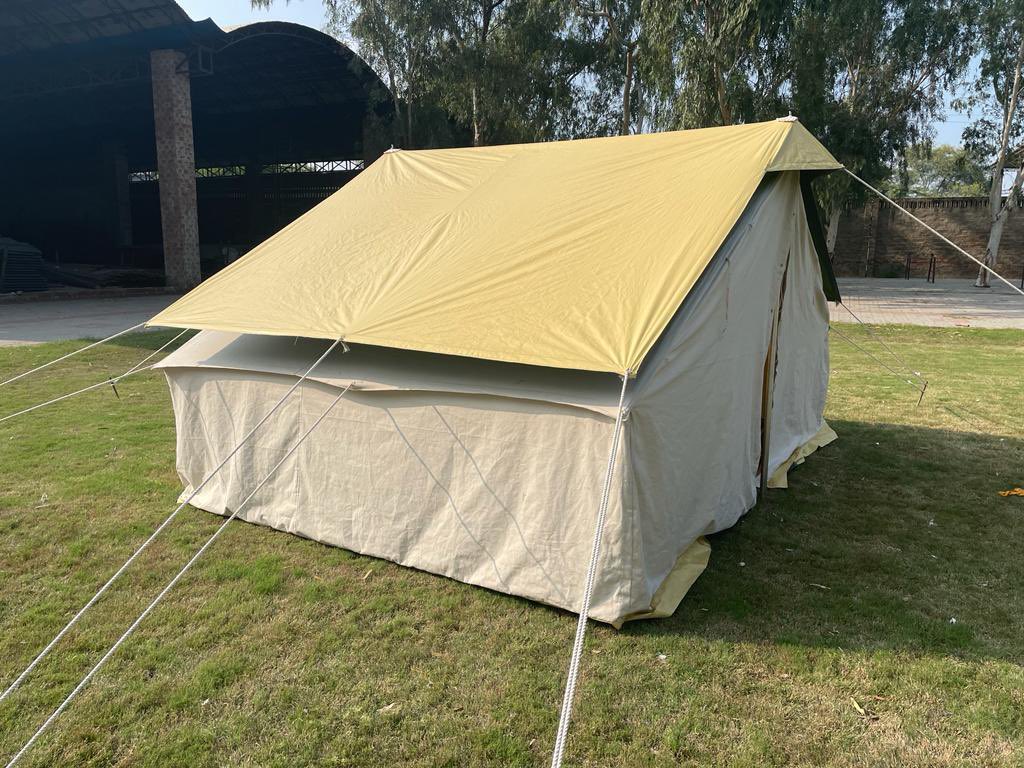 waleedakbar11's tweet photo. Flood Relief Tents!

-> 3x4 Meter, double fly, single fold tent! 
-> Inner: non waterproof canvas 400 Gsm
-> Top: Waterproof sheet 160 Gsm 
-> with 2 iron poles 1 iron ridge pole &amp; pegs
Please inbox for queries! 
#FloodinPakistan #floodrelief #Pakistan #floodinbalochistan #tents https://t.co/pZZBIrQ5Fu