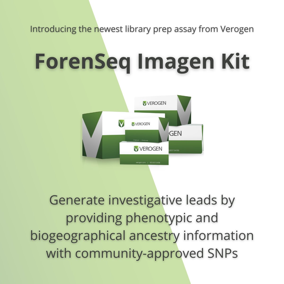 Introducing the newest library prep assay from Verogen, the ForenSeq Imagen Kit. Generate investigative leads by providing phenotypic and biogeographical ancestry information with community-approved SNPs.
hubs.ly/Q01kTnPj0

#forensicDNA #forensicscience #forensics #NGS
