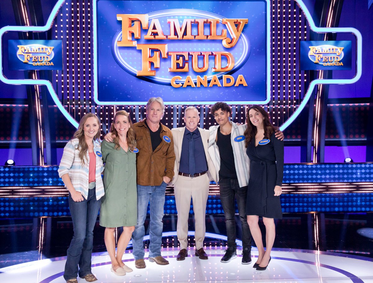 .<a href="/FamilyFeudCa/">Family Feud Canada</a> is back this fall with all new Canadian families &amp; two Celebrity Specials for charity! Watch Team @HeartlandonCBC play Team <a href="/CBC/">CBC</a>BakingShow Sept 12, &amp; Team @CBCDragon return against <a href="/CBCComedy/">CBC Comedy</a> Strays Sept 13 at 7:30pm (8 NT) on @CBC &amp; @CBCGem bit.ly/3TgrrWd