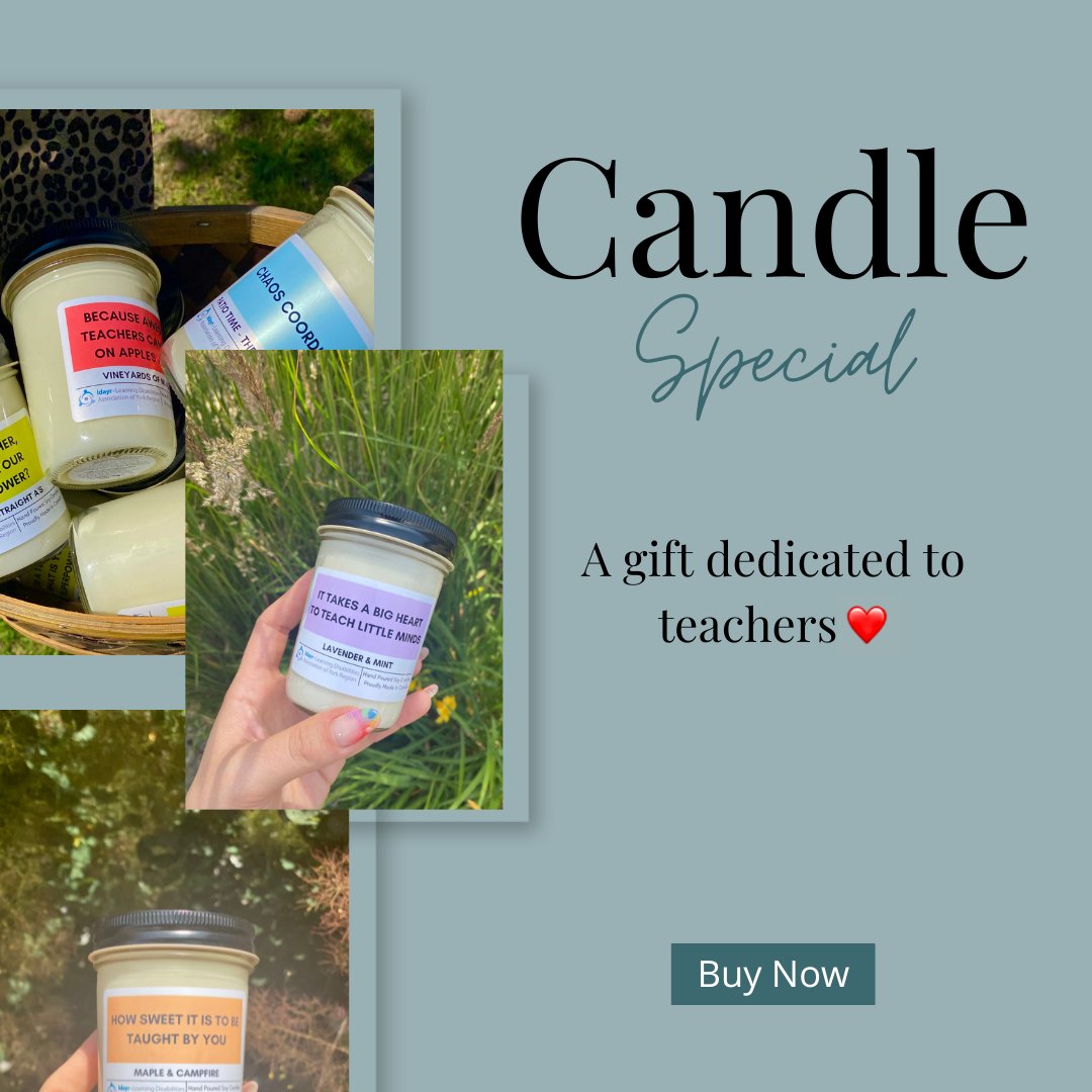 Candle Special🕯️ ✨

If you are looking to gift a teacher in your life, we want to help! We know teachers deserve some love and attention after the last few years 🥰 🕯️
