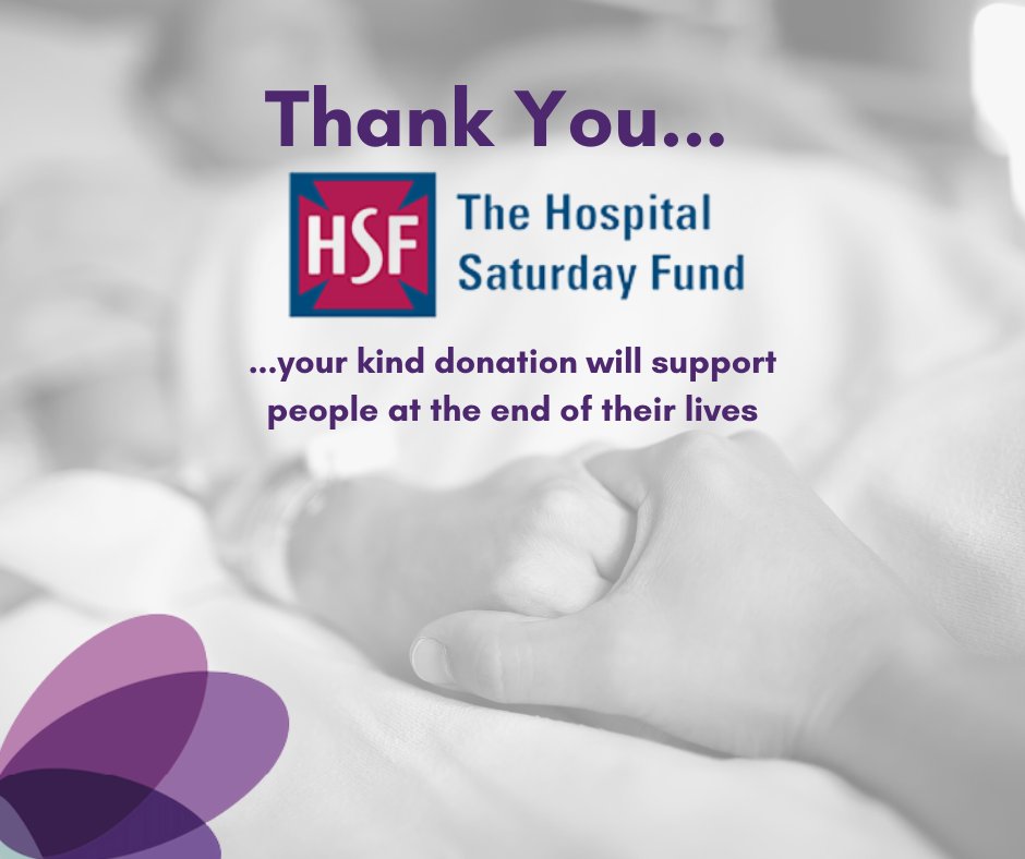 AnneRobsonTrust's tweet photo. #ThankYouThursday A big thank you to @HSFCharity for their generous donation of £8,200 to our work with London #hospitals, as part of their partnership with London Catalyst. The money will support patients at the end of their lives #NHS #endoflifecare https://t.co/J6EObH5FEf