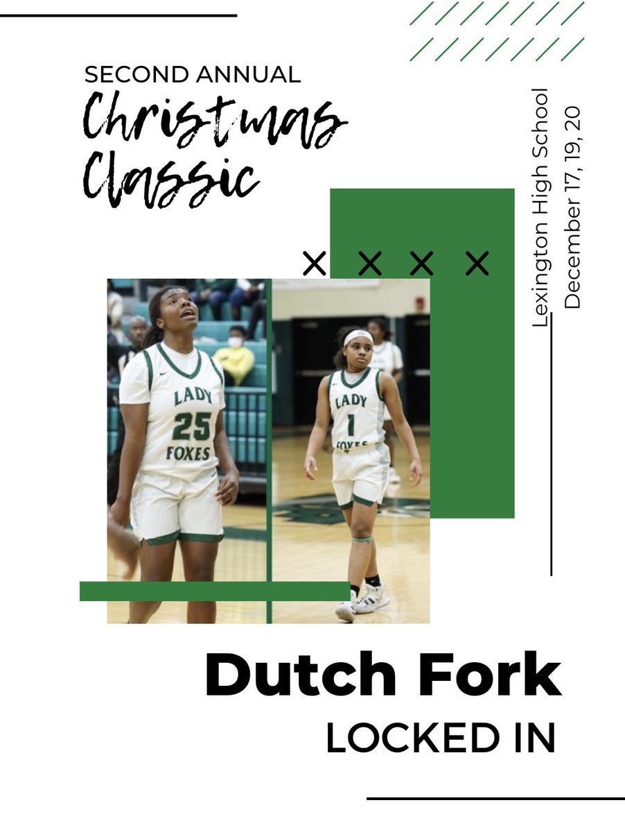 Dutch Fork Lady Foxes are locked in for the Classic this December! 24 teams, 3 divisions… plenty of TALENT! @df_girlsbb