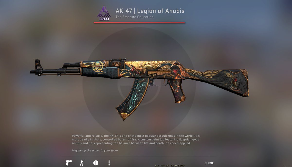 Destructum's tweet photo. 🐈Giveaway Sponsored by @senior_shelby 🐈‍⬛

👉Ak-47 Legion of Anubis  MW (16$)

✅Follow @senior_shelby 
☑️Retweet and tag friends 
⏰Rolling in 3 days
Good Luck ! 🥰

#CSGOGiveaway  #CSGO  #csgoskinsgiveaway https://t.co/utdmFgafOo