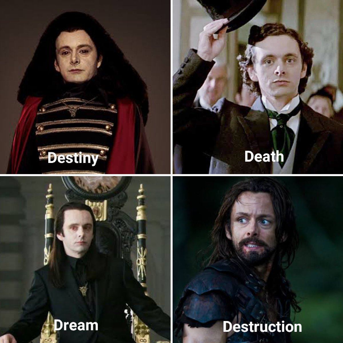 DanielleBalanga's tweet photo. The Endless but they're all @michaelsheen , that is all. https://t.co/ZoQPiZvo5M