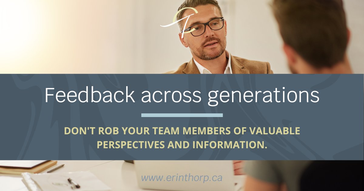 Without feedback, we rob our team members of valuable perspectives for fear of  discomfort. My new blog encourages you to get comfortable with discomfort.

ow.ly/mQzS50KscOS

#LeadershipDevelopment #Feedback #Leadership