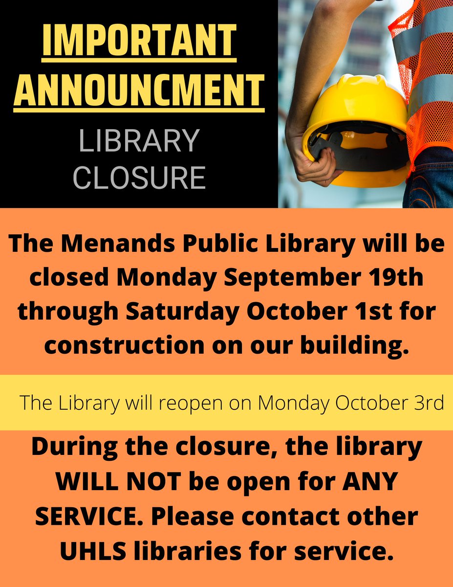 Menands Public Library tweet media