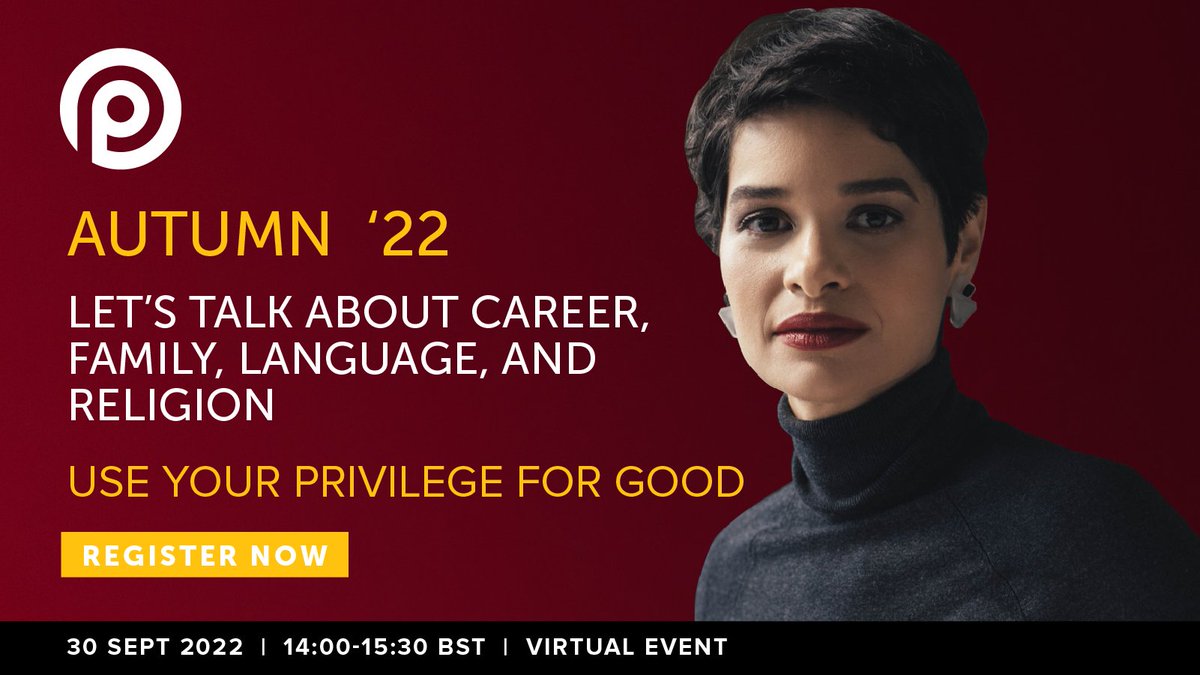 ThePrivilegePro's tweet photo. Join us on 30 Sept from 14:00-15:30 BST to learn about the privileges associated with #career #family #language &amp; #religion 
We'll also be running interactive polls and taking your live questions. 
Register for free: https://t.co/yMokzoPPst

#inclusion #privilege https://t.co/Db1Xwn1ojh