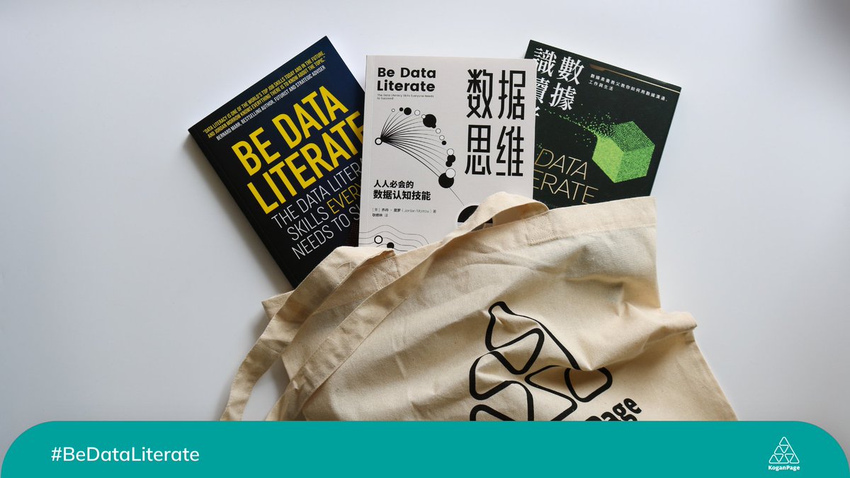 KoganPageBiz's tweet image. &apos;Be #DataLiterate&apos; has been translated into Chinese: congratulations @Jordan_C_Morrow! 

Check it out to develop the curiosity, creativity and critical thinking needed to confidently interpret, analyze and communicate with #data in the workplace: bit.ly/3PWdL08