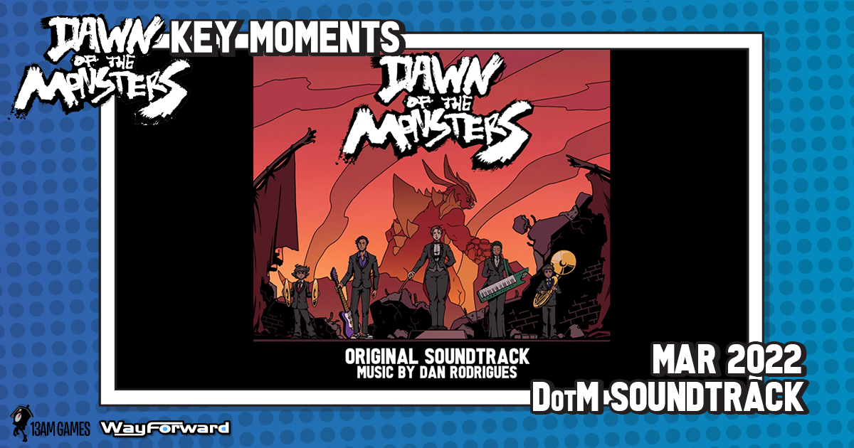13amgames's tweet image. Alongside Dawn of the Monsters came @Composingdan's epic soundtrack, featuring an incredible cover by @imtanagi @fyscuit and @doodlepengu . Listen to it here: 13amgames.bandcamp.com/album/dawn-of-…

#tbt #ThrowbackThursday