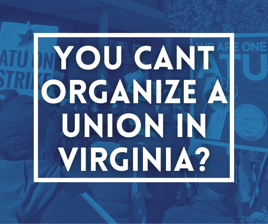 virginia_worker's tweet photo. "the reason why there's been so little organizing in Virginia is that the labor movement refuses even to try to organize. This state has been forfeited to the bosses, written-off by the union leaderships who sit in comfort just across the Potomac River." 
https://t.co/DPtVgjsZ0S https://t.co/oEYK8WZrxn