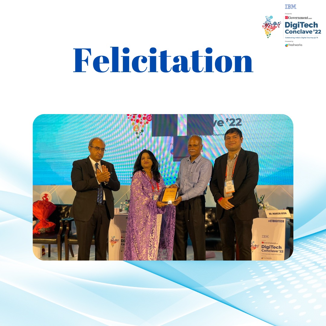 ET_Government's tweet photo. Honouring State's best practices in digital space at #ETDigitech'22.
Join us as we felicitate @rakheeguptaias, Principal resident commissioner, @PunjabGovtIndia

#felicitation #digital #technology https://t.co/bTvzoiE78T
