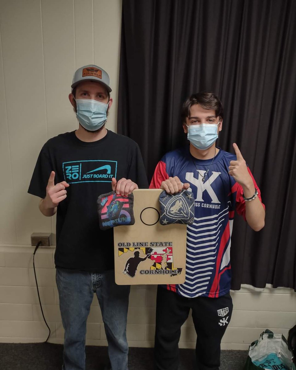 ThomStranger's tweet image. Good luck to these two throwing together in the @iplaycornhole Pro Shootout #8 tomorrow.  Let's go Jimmy &amp;amp; Justin.