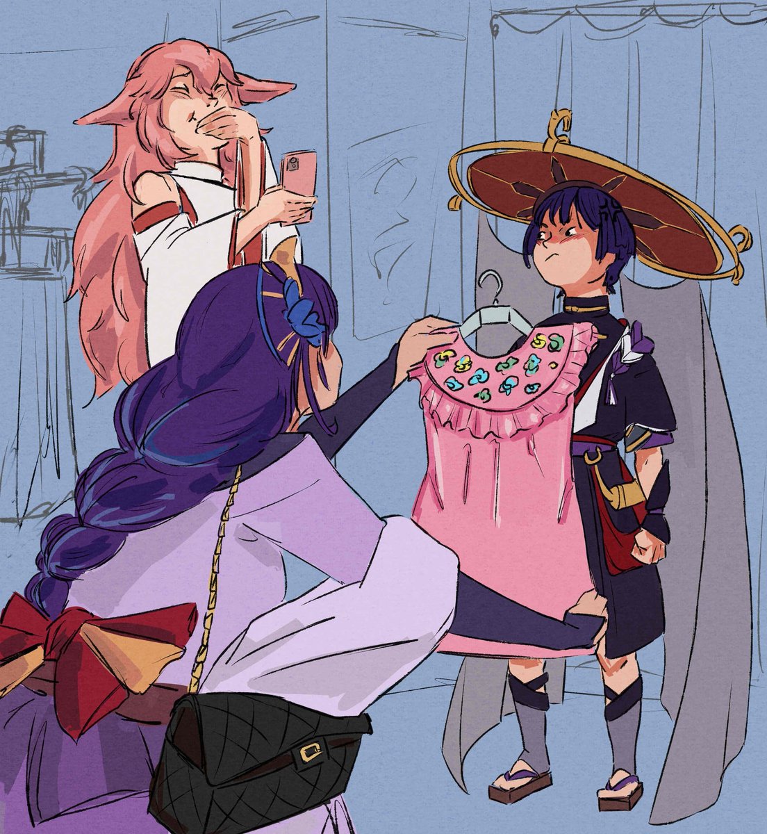 je_shizo's tweet photo. This photo is too cute
#genshin #scaramouche #raiden #yaemiko https://t.co/VqHFpWtLul