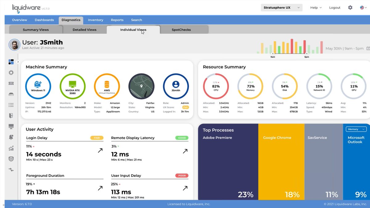 JeffPitsch's tweet photo. New Stratusphere UX Interface looking really good https://t.co/HkRnyUDnVC