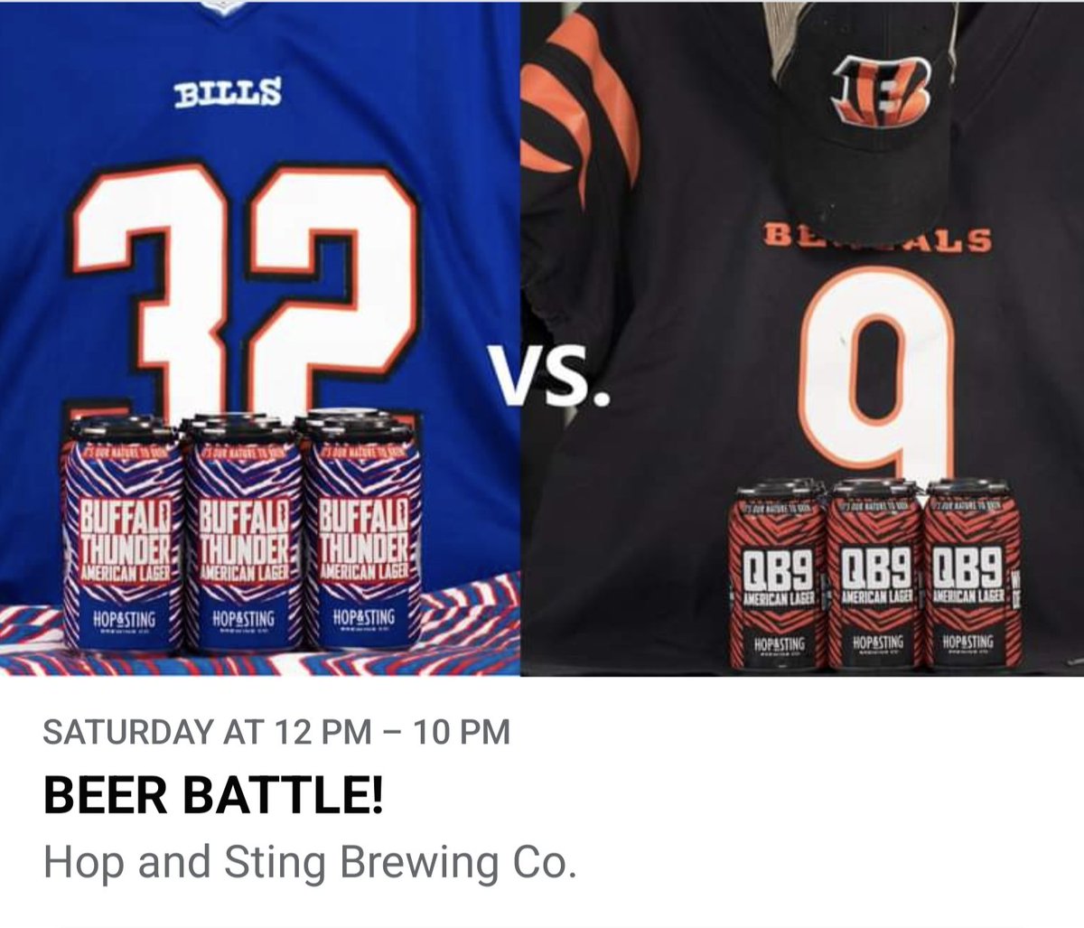 Bengals Fans vs Bills Mafia 
facebook.com/events/5598630…