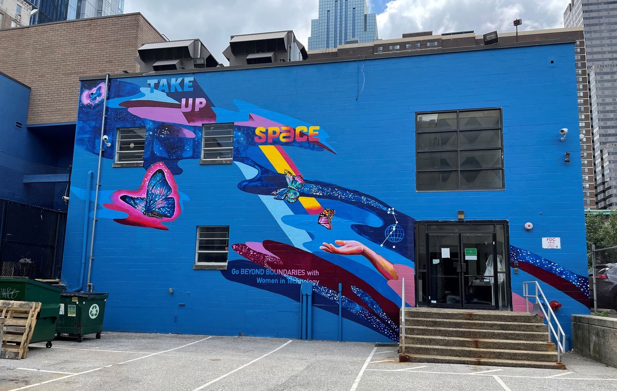 <a href="/themayasharma/">Maya Sharma</a> inspired mural in Philly. go see it and send me pictures :) linkedin.com/feed/update/ur…