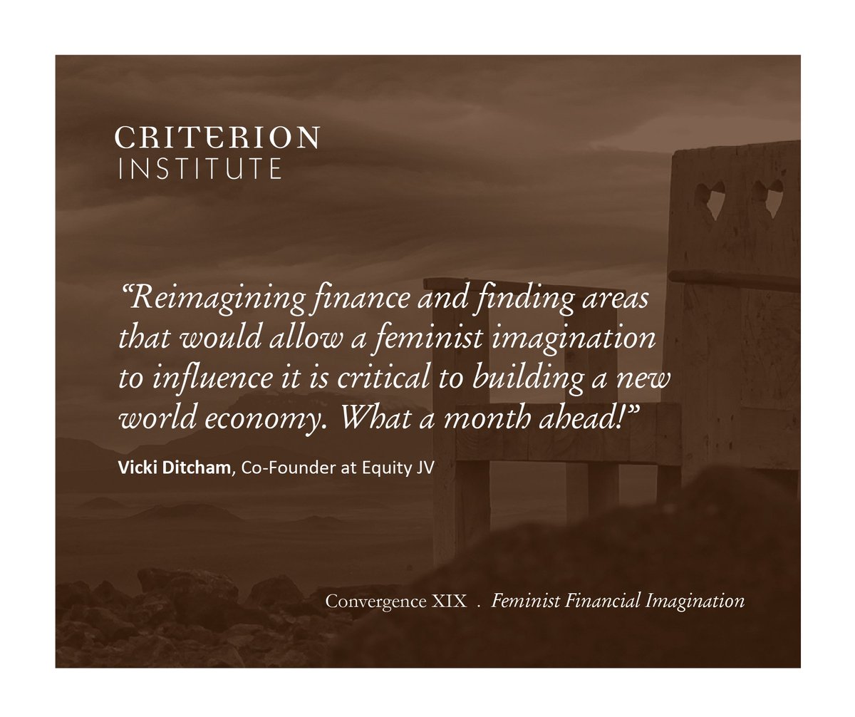 Come join us for a month of interactive conversations that will #reimaginefinance #shiftpower and build a  #feministfinancialimagination at #ConvergenceXIX

Registration and other details found here: bit.ly/3K8whAz