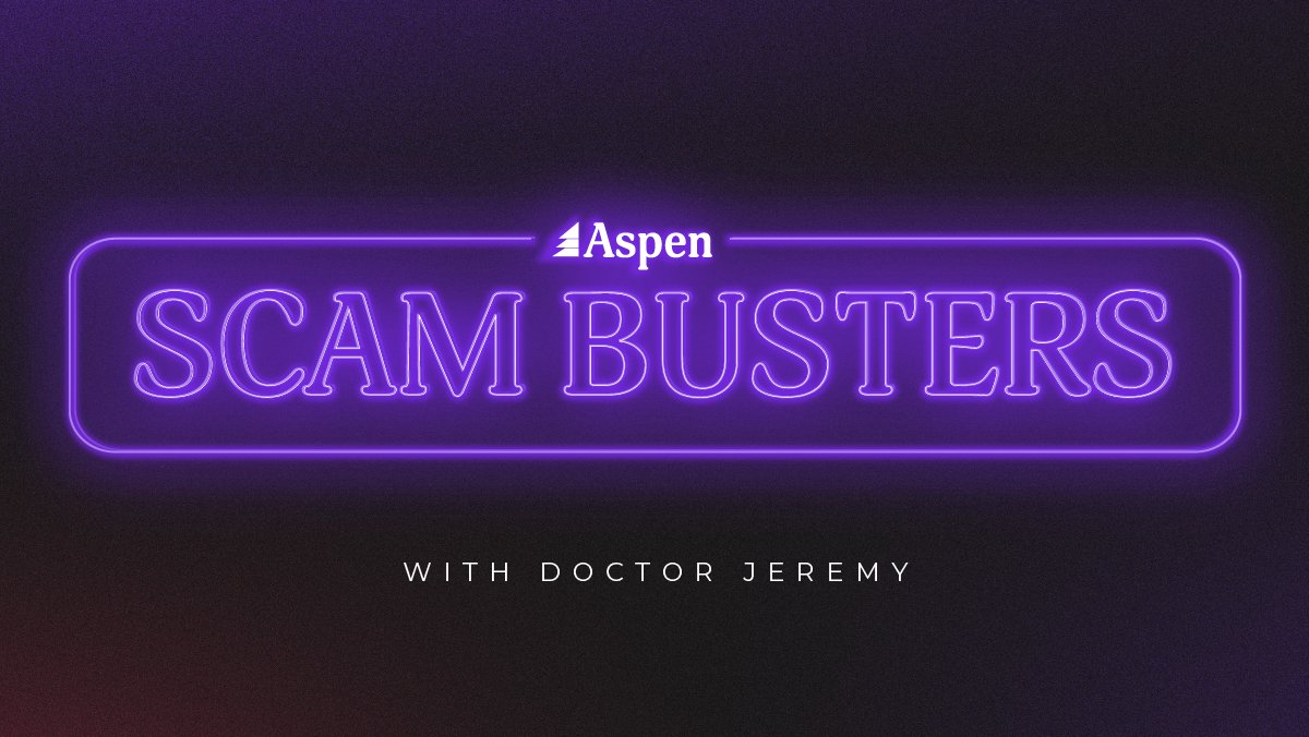 🟣 Scambusters Starting Soon🟣

Join us in 45 minutes for your weekly round-up of must-adds to your DYOR radar with @DrJeremyNFT, <a href="/DesertMinter/">SteveBambury.nft</a> and <a href="/JerryGianakis/">Jerry Gianakis</a>

x.com/i/spaces/1DXxy…