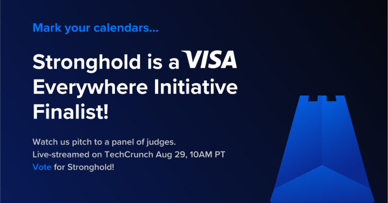 strongholdpay's tweet photo. What sets Stronghold apart from other payment platforms? Hear it directly from our CEO @TammyCamp.
 
2022 N. America @Visa Everywhere Initiative 
📅 Mon, 8/29, 10am PT
Live-streamed on @TechCrunch 

This event will have real-time voting, so make sure to ✅ #VoteForStronghold!