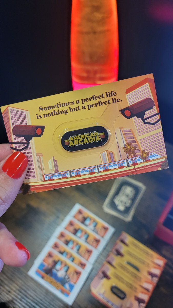 AmericanArcadia's tweet photo. Are we trying to raise American Arcadia's ratings by giving the press an awesome webcam cover?
Well...maybe.
Is it working @arilea?๐
#AmericanArcadia #outbluegames #rawfury #gamedev #gamescom #gamescom2022 https://t.co/gMyM1968ZE