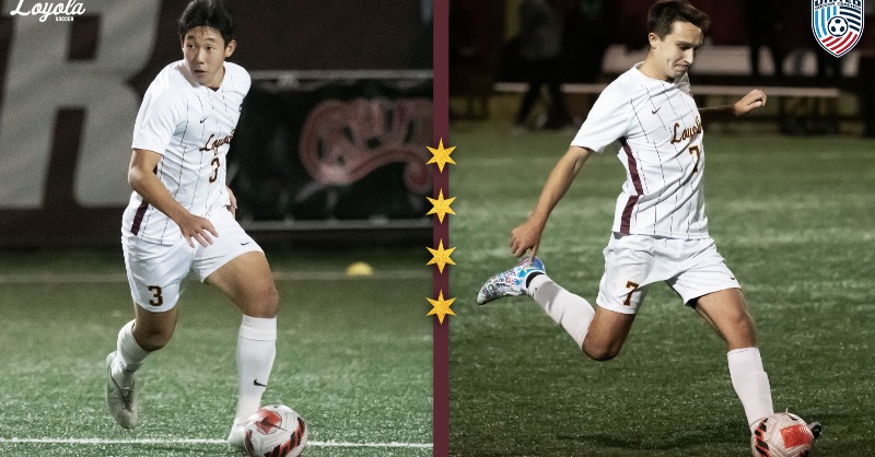 RamblersMSOC's tweet photo. Billy Hency and Michael Hong were both named to the MAC Hermann Trophy Watch List.

Catch the Ramblers in action this weekend at Loyola Soccer Park! ⚽️🐺

#OnwardLU #A10MSOC